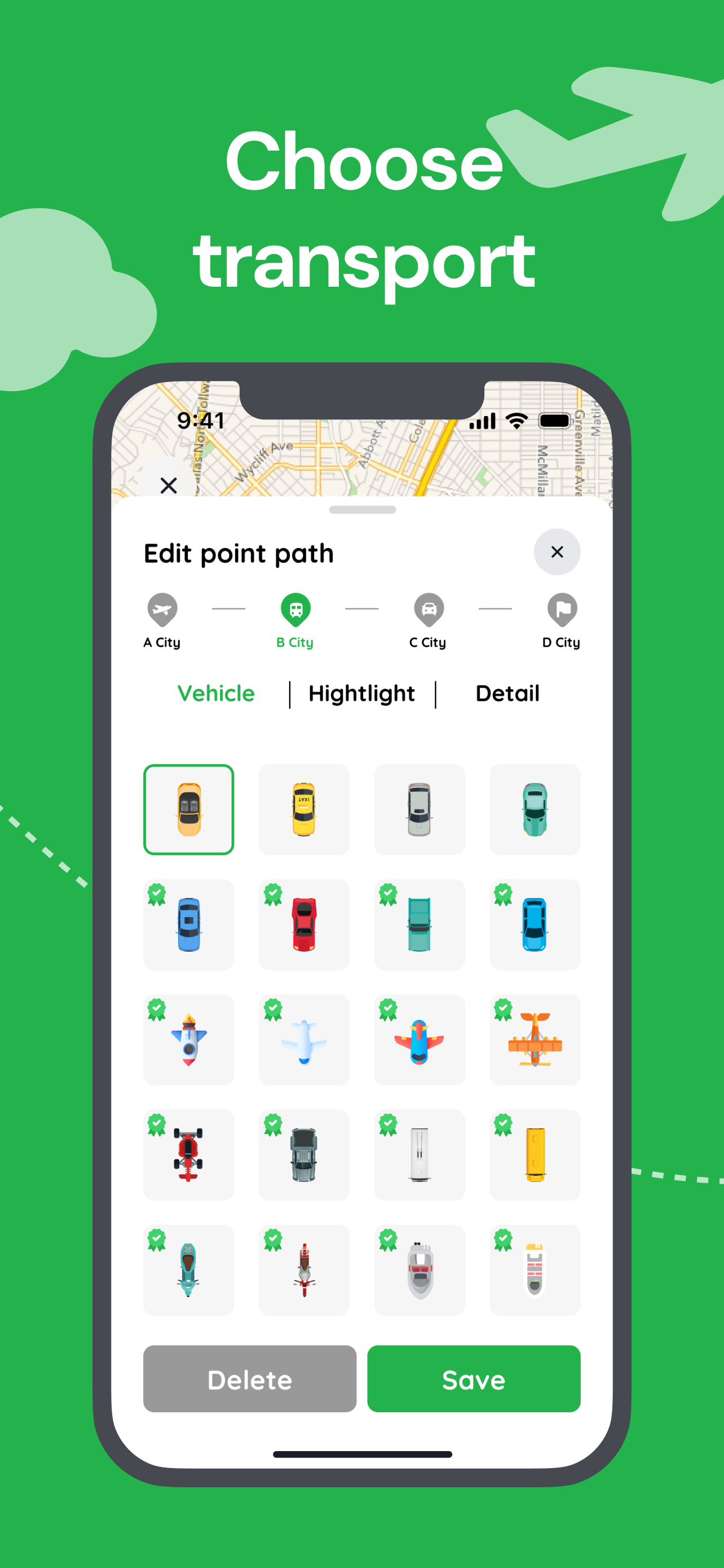 Travel Mate 3D Map Animation